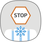 Icona frenata neve Icona frenata neve