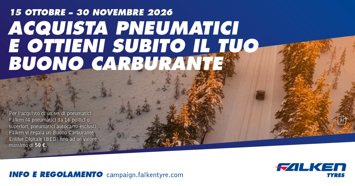 Promo inverno Falken 2026