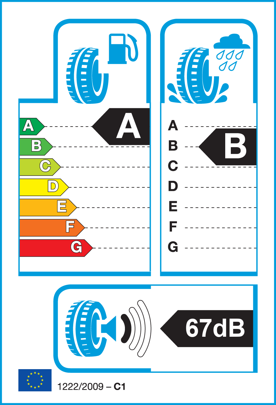 Etichetta Europea Hankook Hankook 205/50 R17 93W ION Evo E K127E Demo XL pneumatici nuovi Estivo