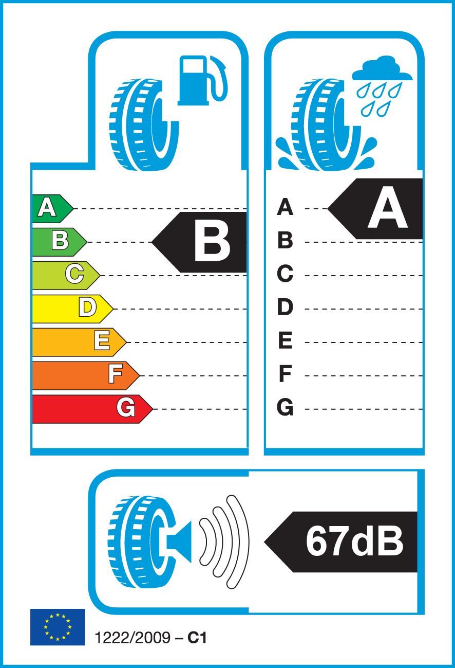 Etichetta Europea Yokohama Yokohama 255/45 R20 105Y ADVAN Sport EV V108E XL pneumatici nuovi Estivo