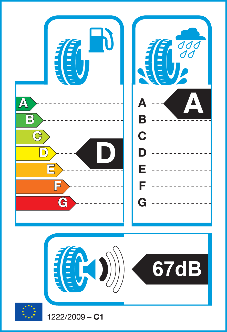 Etichetta Europea Falken Falken 195/55 R16 87H ZIEX ZE310EC pneumatici nuovi Estivo