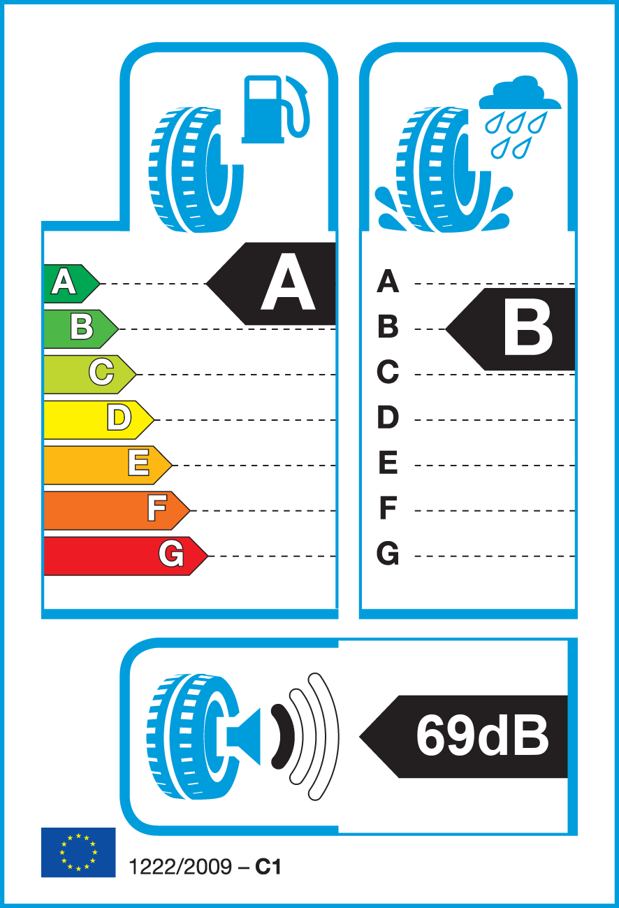 Etichetta Europea Goodyear Goodyear 235/60 R20 108H EFFICIENTGRIP PERF 2 pneumatici nuovi Estivo