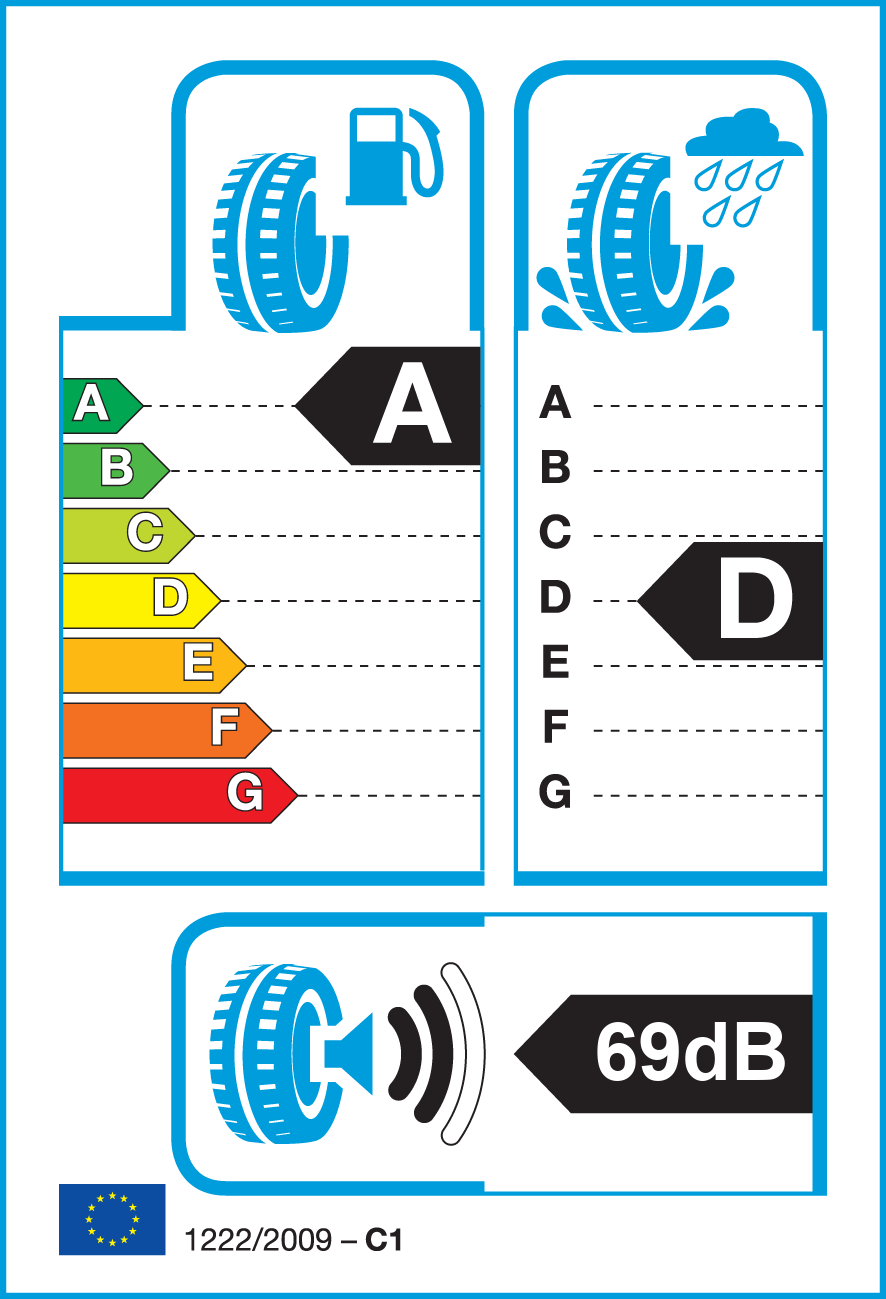 Etichetta Europea Falken Falken 155/65 R14 75T Sincera SN110 pneumatici nuovi Estivo
