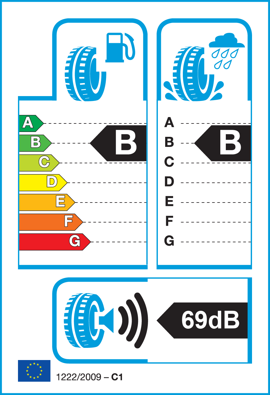 Etichetta Europea Goodyear Goodyear 165/60 R14 75H EFFICIENTGRIP COMPACT 2 pneumatici nuovi Estivo