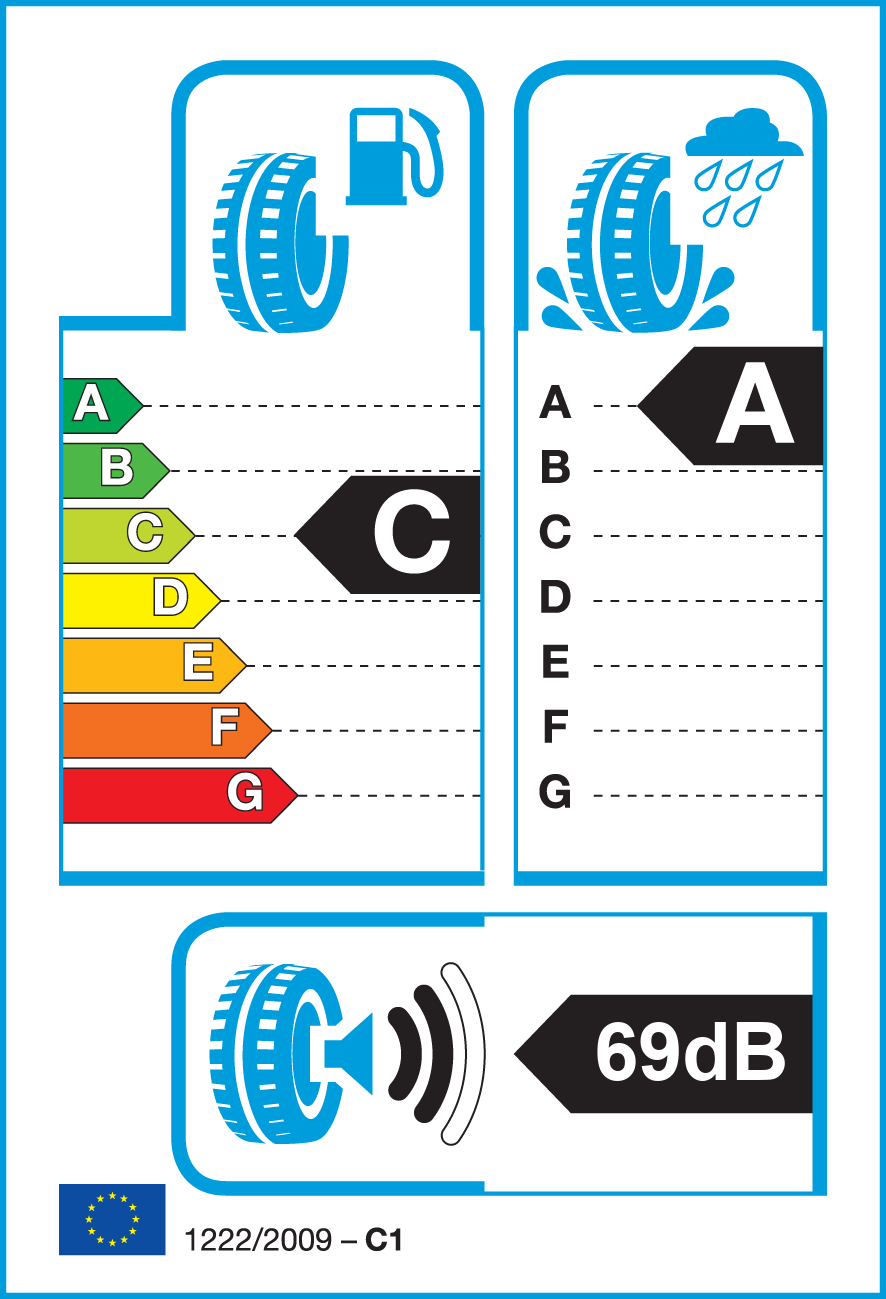 Etichetta Europea Goodyear Goodyear 225/45 R17 91Y EAGLE F1 ASYMMETRIC 6 pneumatici nuovi Estivo
