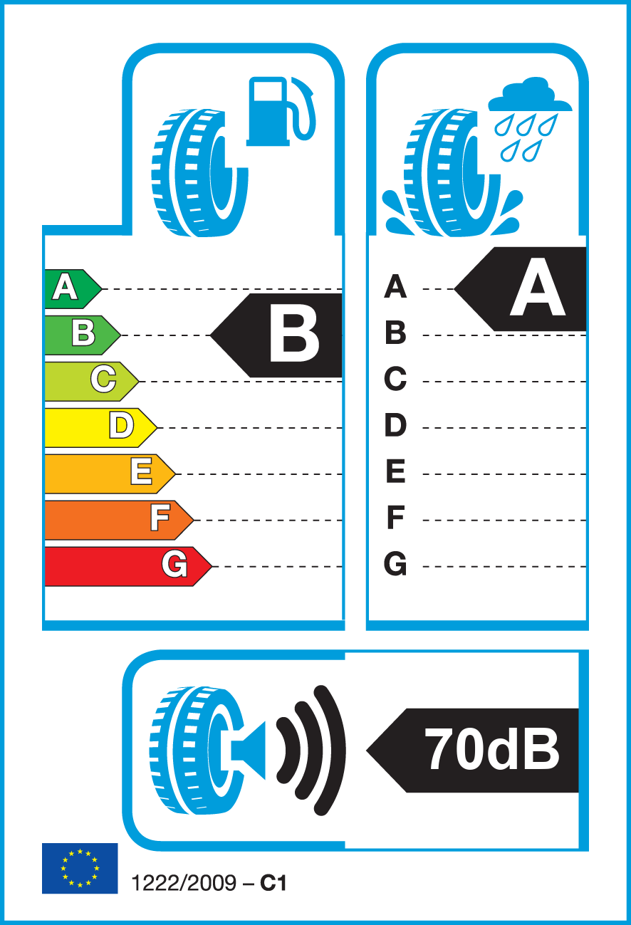 Etichetta Europea Bridgestone Bridgestone 245/40 R17 95Y TURANZA 6 pneumatici nuovi Estivo