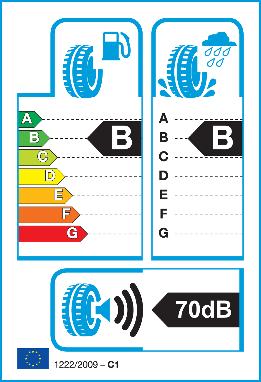 Etichetta Europea Goodyear Goodyear 185/65 R14 86T EFFICIENTGRIP COMPACT 2 pneumatici nuovi Estivo