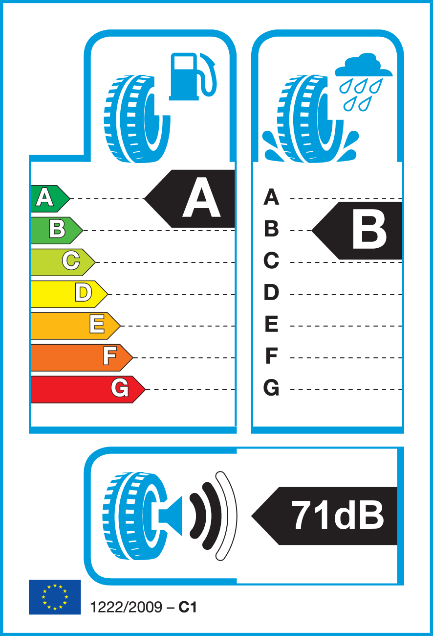 Etichetta Europea Hankook Hankook 205/60 R16 92V K125 pneumatici nuovi Estivo