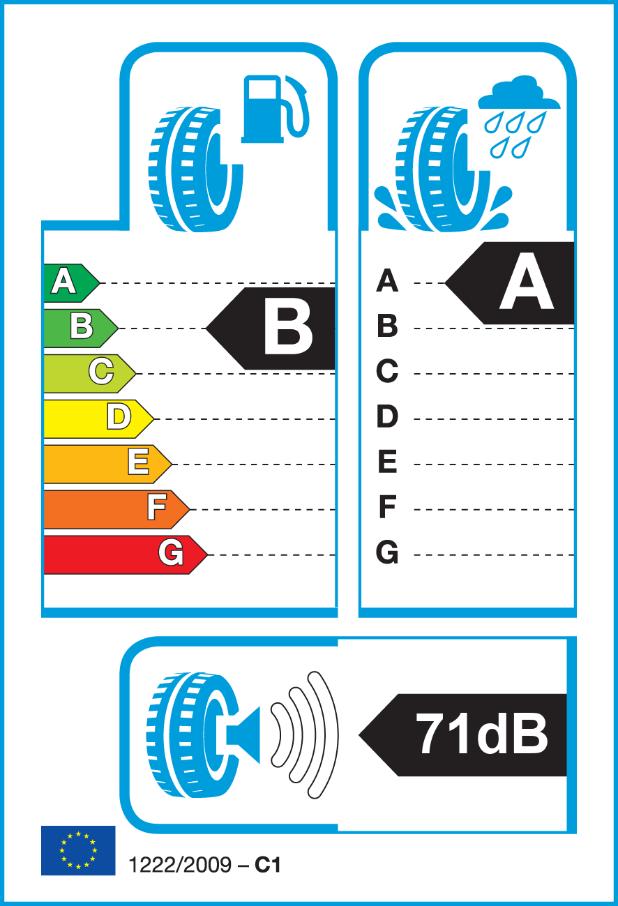 Etichetta Europea Dunlop Dunlop 245/45 R19 102Y ALL SEASON 2 MFS XL pneumatici nuovi All Season