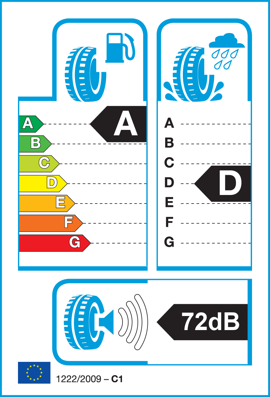 Etichetta Europea Goodyear Goodyear 255/65 R18 111H WRANGLER TERRITORY AT/S pneumatici nuovi Estivo
