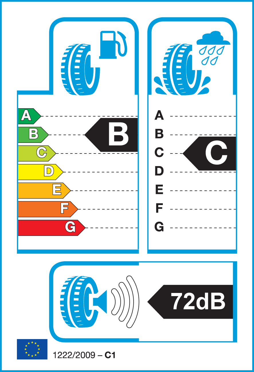 Etichetta Europea Radar Radar 225/45 R17 94Y DIMAX TOURING XL pneumatici nuovi Estivo