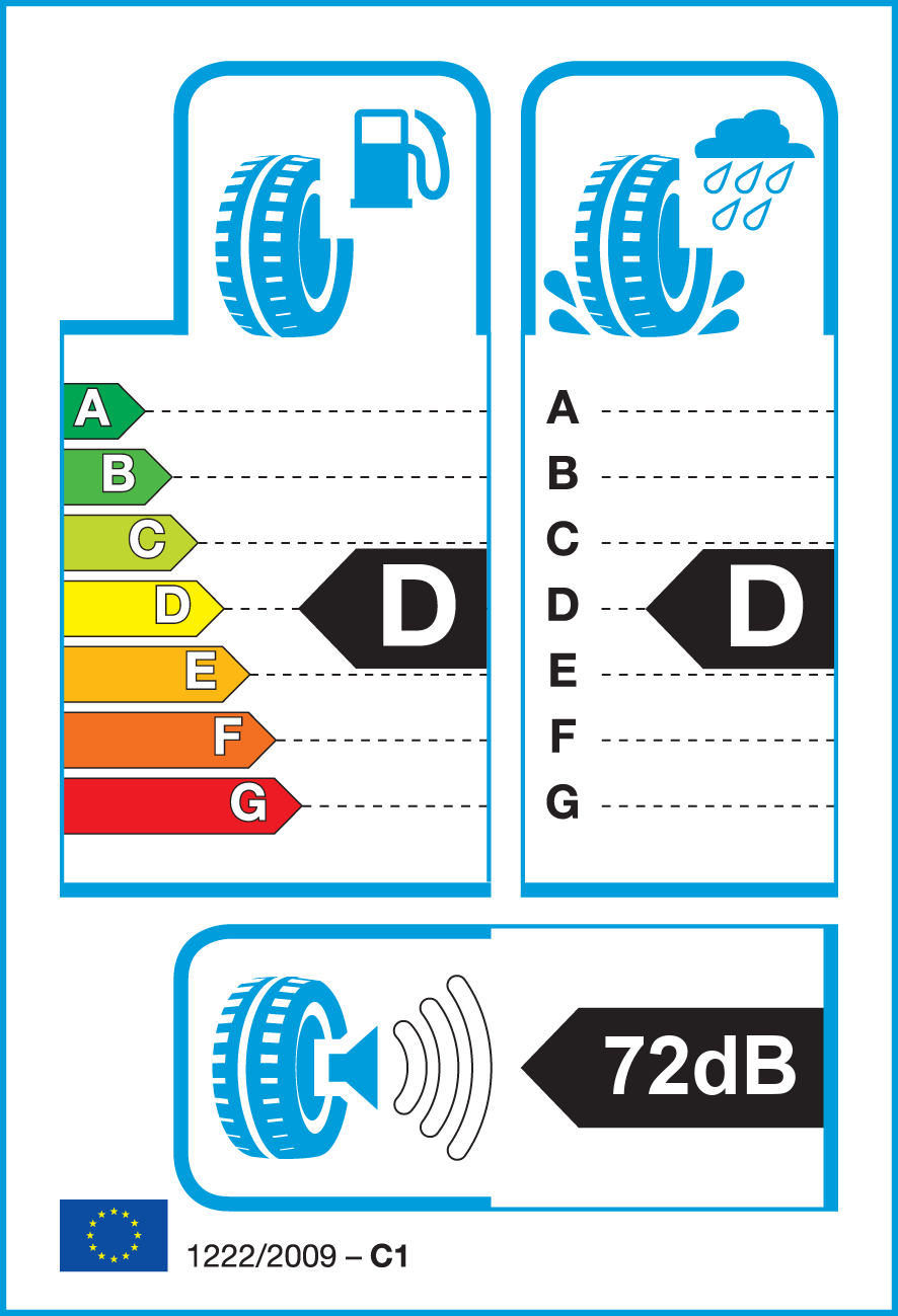 Etichetta Europea General Tire General Tire 235/65 R17 108H Grabber AT3 XL pneumatici nuovi All Season