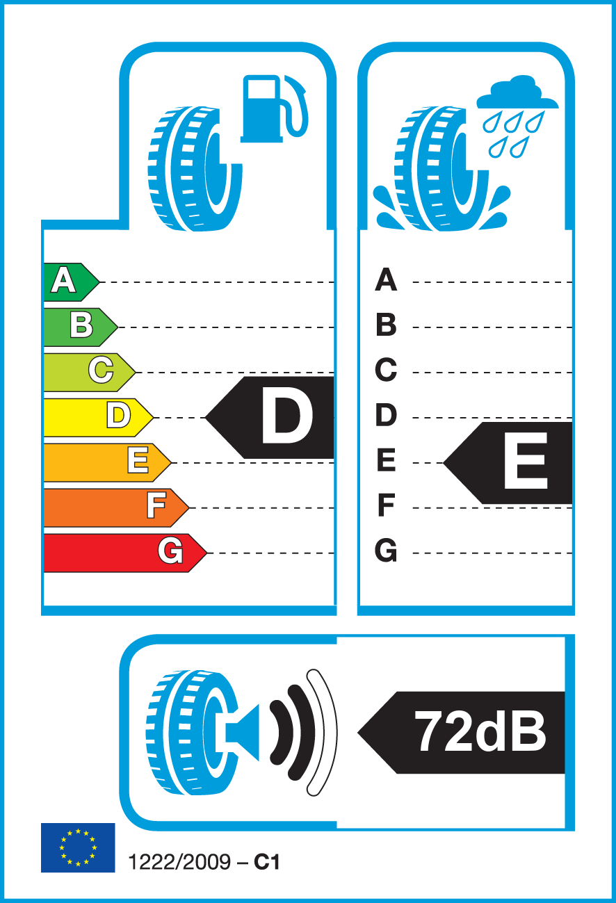 Etichetta Europea BFGoodrich BFGoodrich 245/70 R17 114T TRAIL TERRAIN RWL pneumatici nuovi Estivo