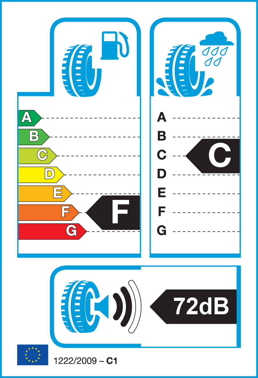 Etichetta Europea Infinity Infinity 195/75 R16C 107R ECOVANTAGE XL pneumatici nuovi Estivo