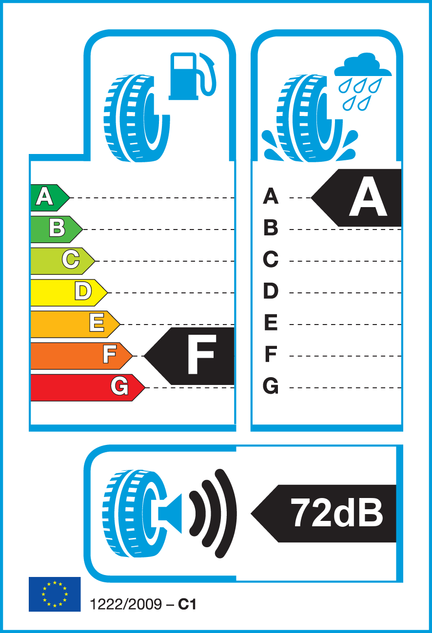 Etichetta Europea Bridgestone Bridgestone 245/45 R18 96Y ER300 Runflat pneumatici nuovi Estivo