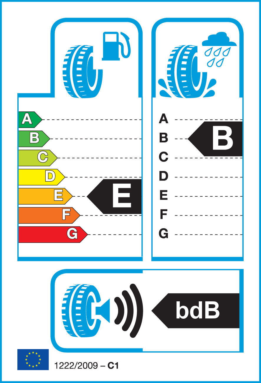 Etichetta Europea Lassa Lassa 195/70 R15C 104R MULTIWAYS C pneumatici nuovi All Season