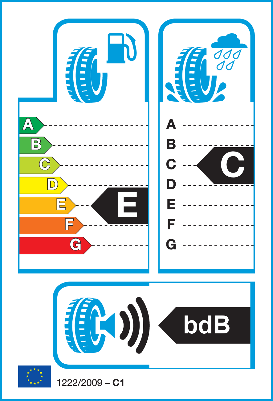 Etichetta Europea Lassa Lassa 225/70 R15C 112R MULTIWAYS C pneumatici nuovi All Season