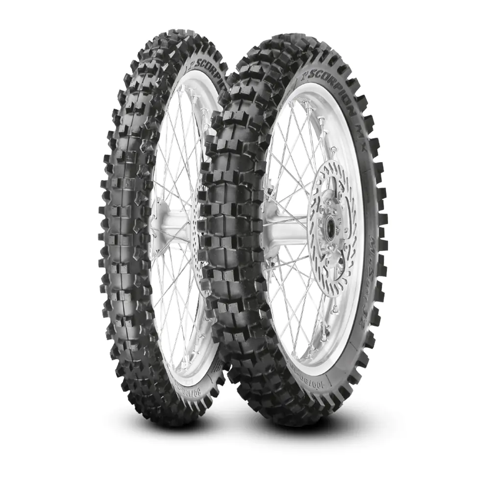 Pirelli Pirelli 110/90-19 62M SC.MX32 MID SOFT TT NHS pneumatici nuovi Estivo 