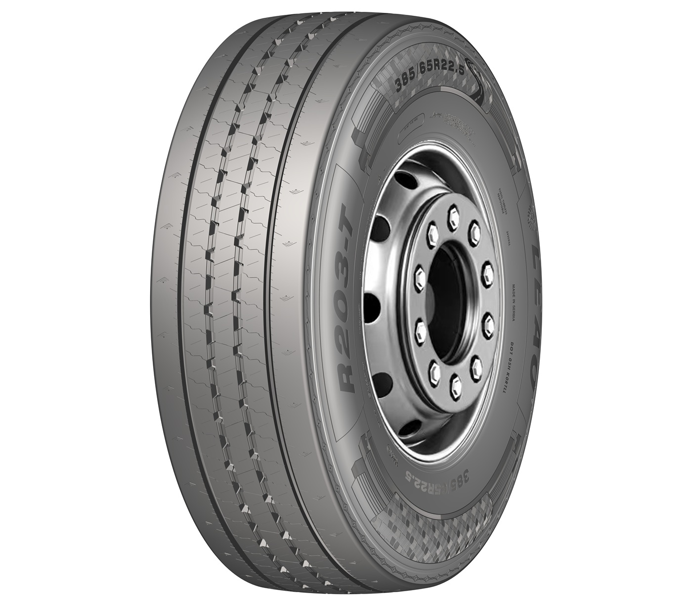 Leao Leao 385/65 R22.5 164K 24PR 24PR R203-T Ï¼ˆ158Lï¼‰ pneumatici nuovi Estivo 