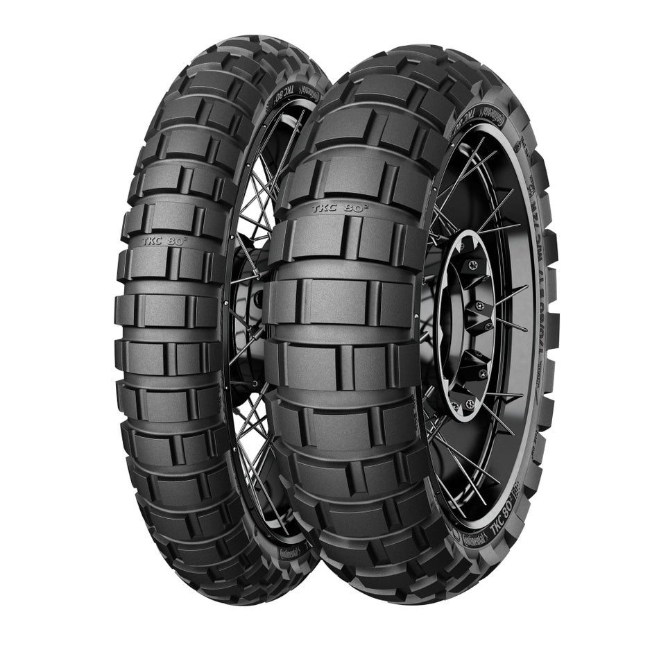 Continental Continental 120/90-18 65R TKC80 2 pneumatici nuovi Estivo 