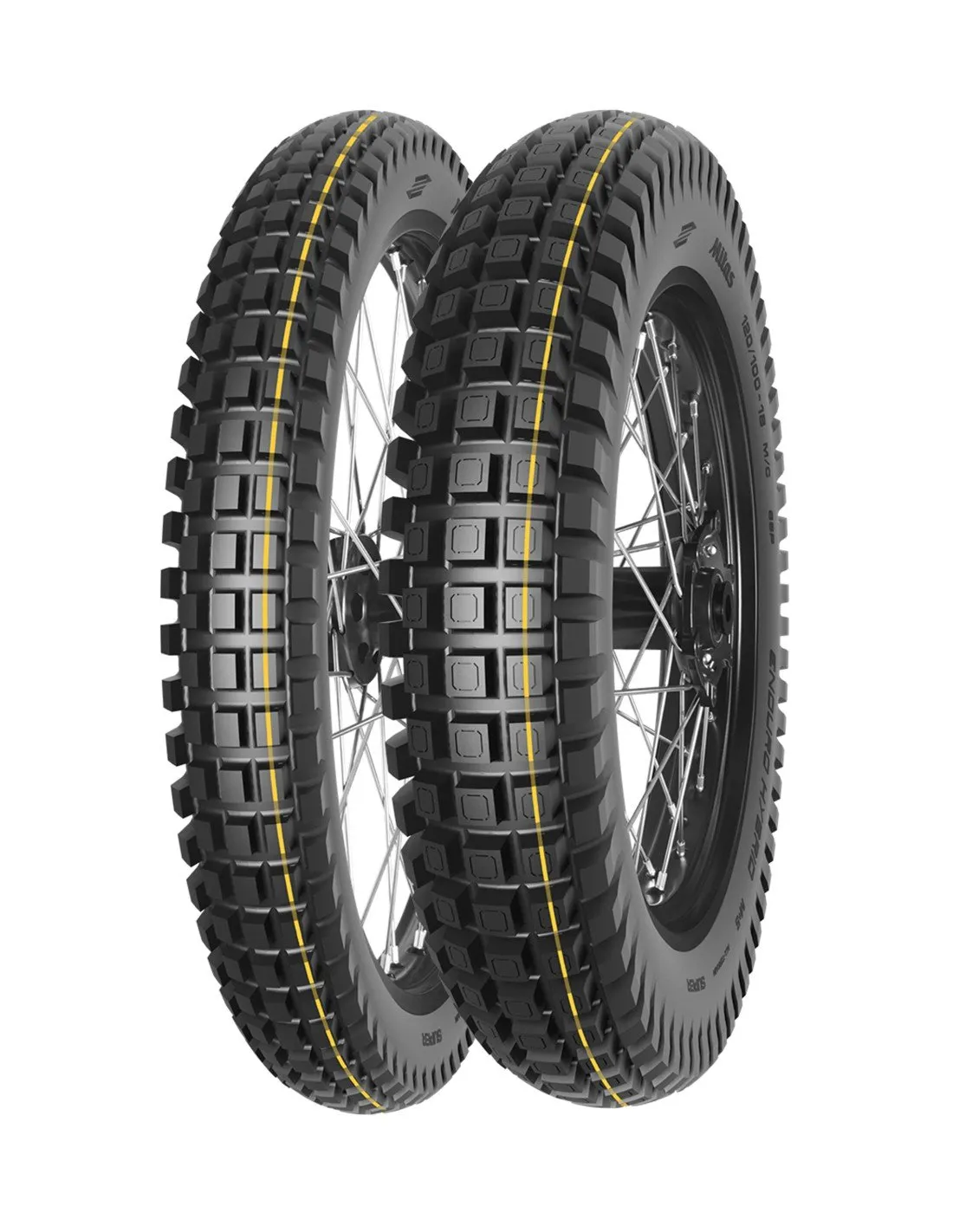 Mitas Mitas 110/90-19 62P ENDURO HYBRID SUPER pneumatici nuovi Estivo 