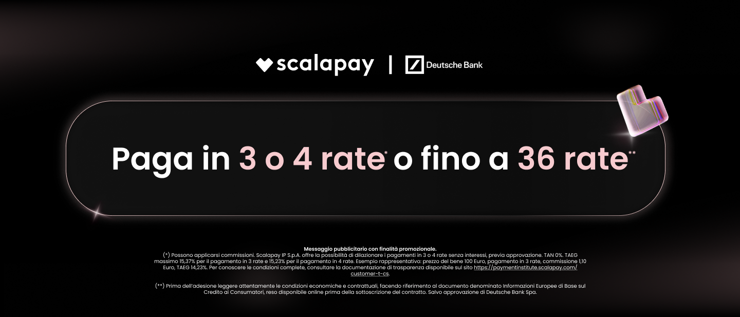 Scalapay banner 36 rate